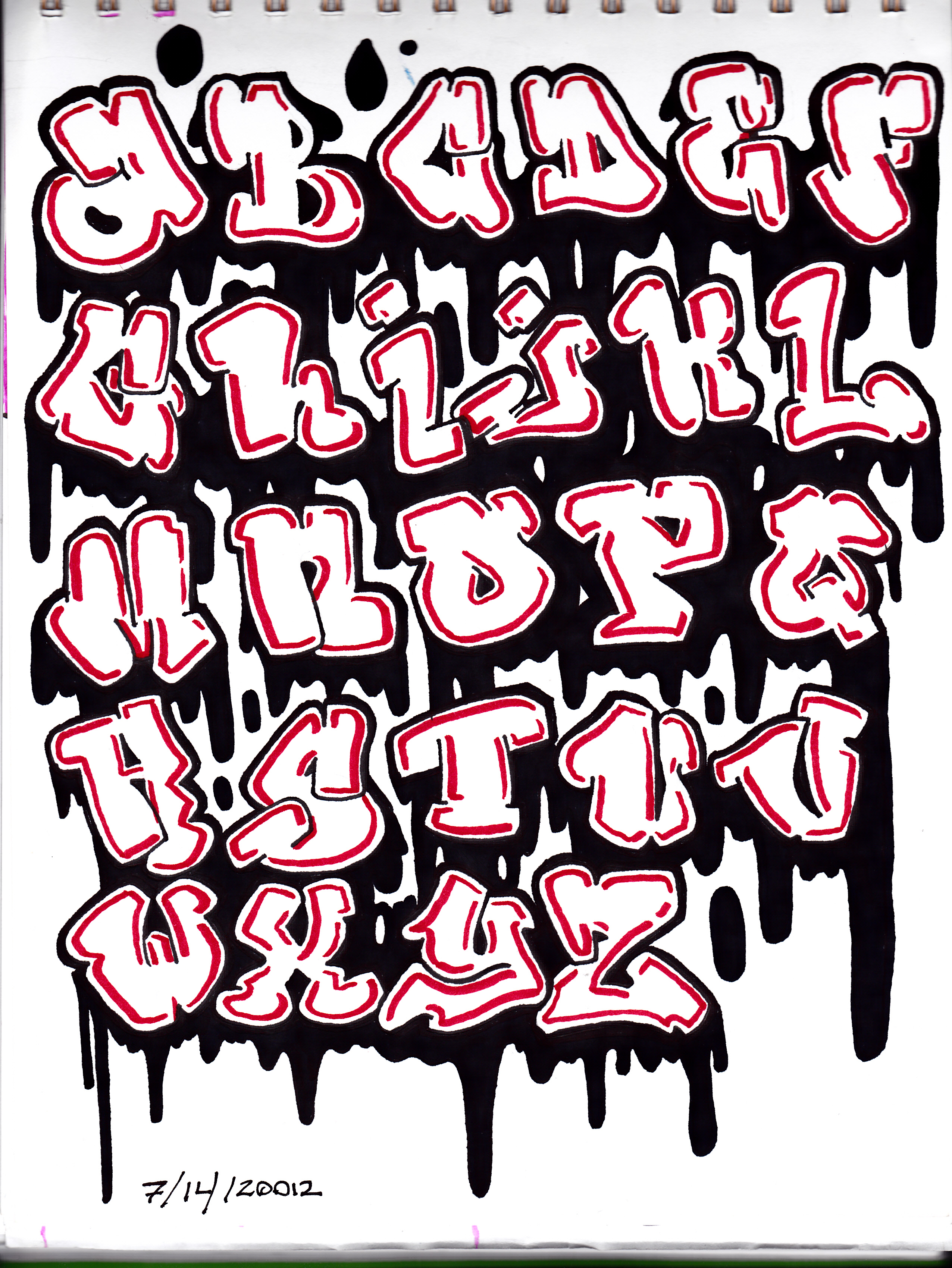 10 Different Graffiti Fonts Images - Graffiti Fonts ...