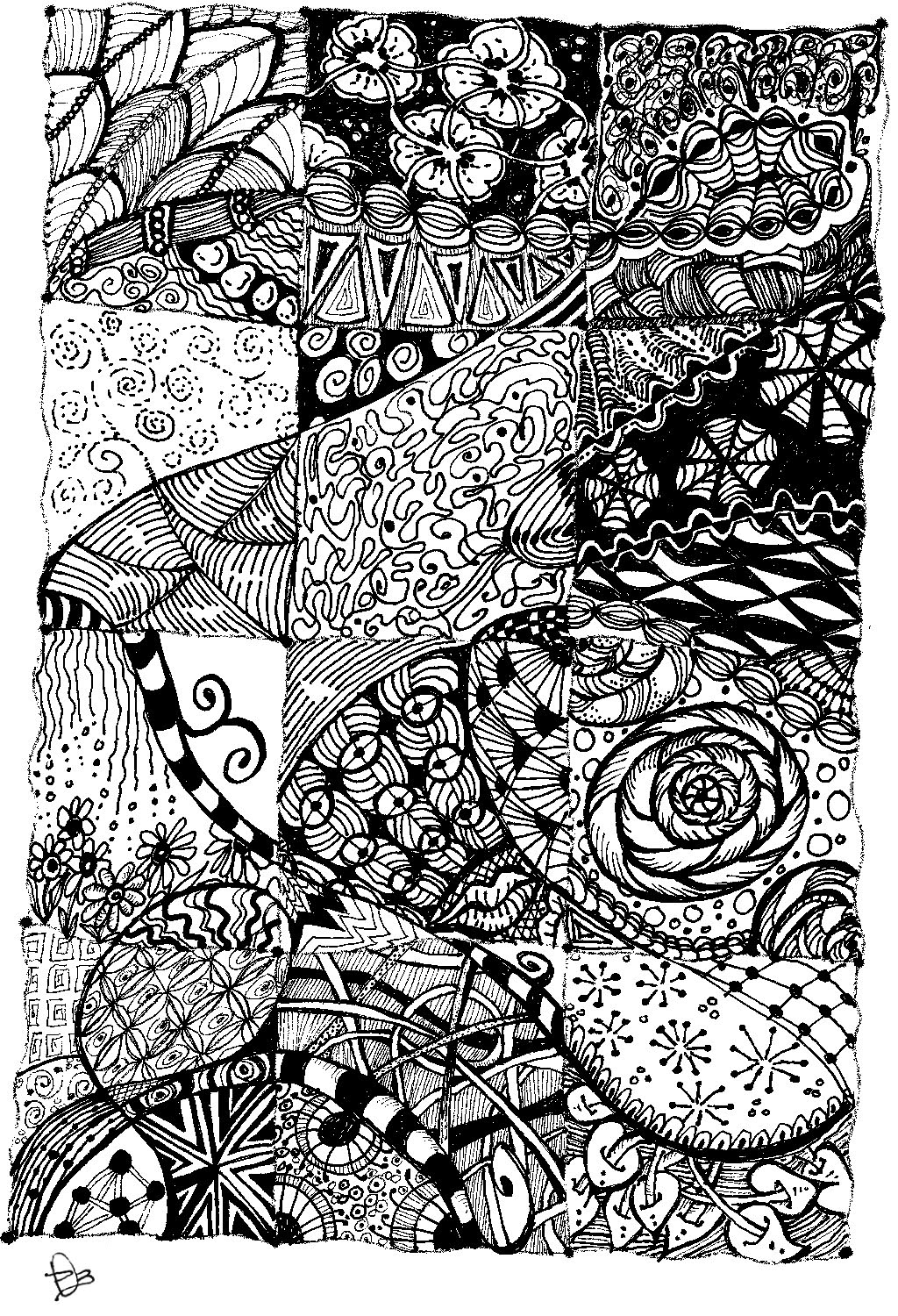 Cool to Draw Zentangle Patterns