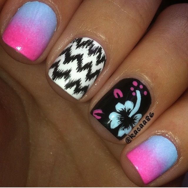 Cute Chevron Nail Designs