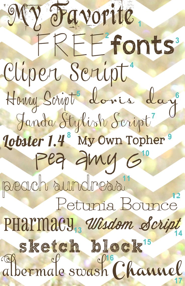 7 free girly fonts images