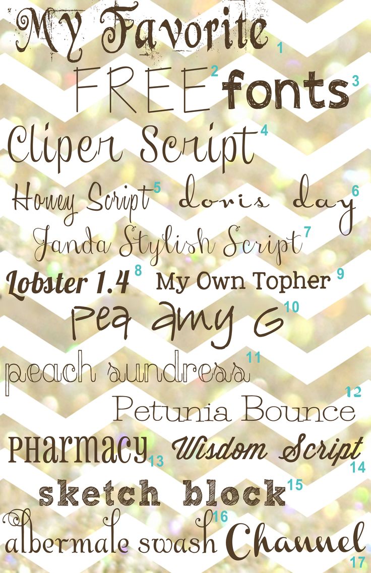 Cute Girly Fonts Free