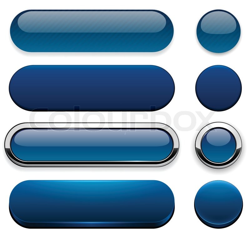 Dark Blue Web Button