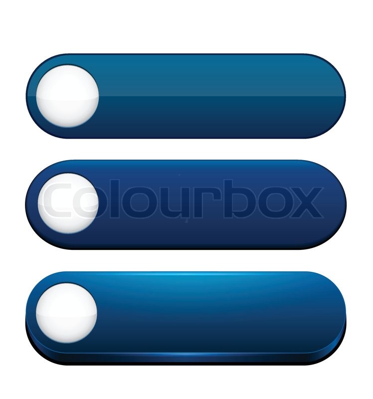 Dark Blue Web Button