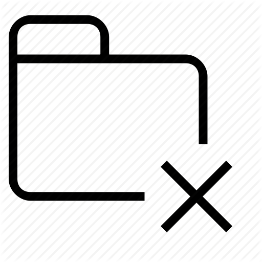 Delete Folder Icon Delete Folder Icon
