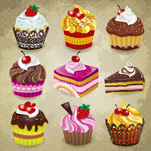 Delicious Cupcakes Design