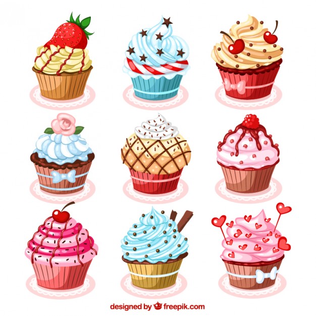 Download Free Cupcake Illustrations