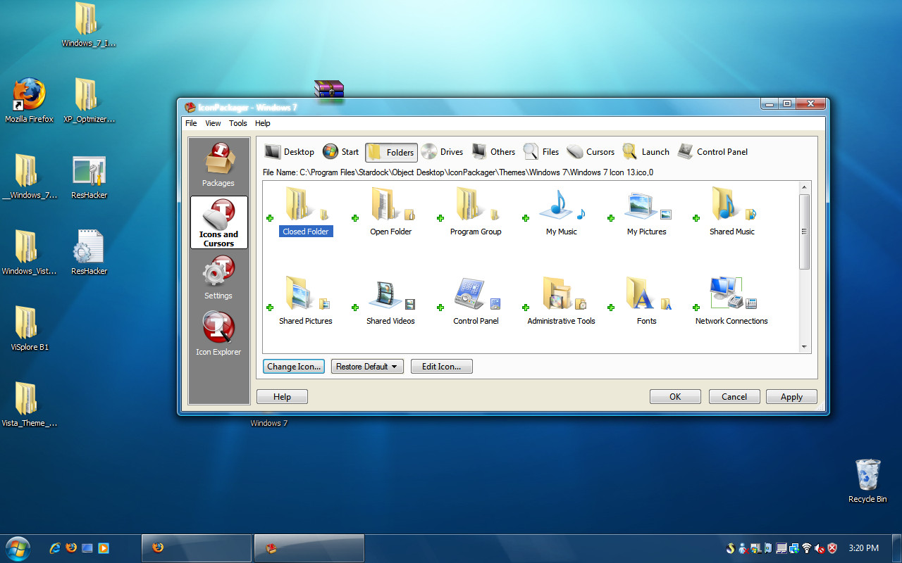 Download Windows 7 Icon Package