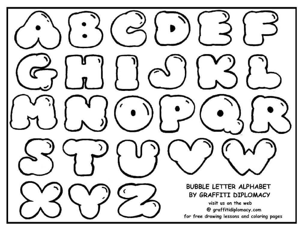 Draw Graffiti Bubble Letters Draw Graffiti Bubble Letters