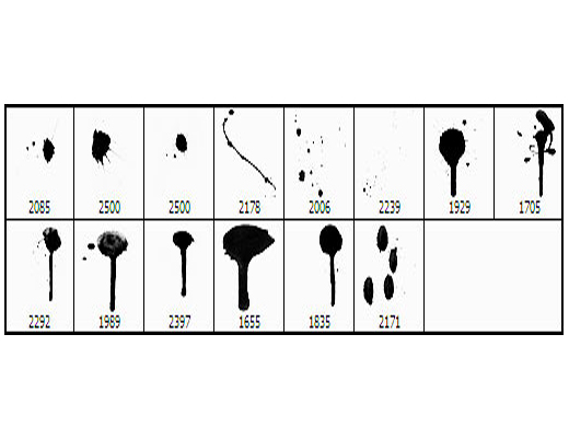 Dripping Paint Photoshop Brushes