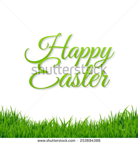 Easter Grass Border