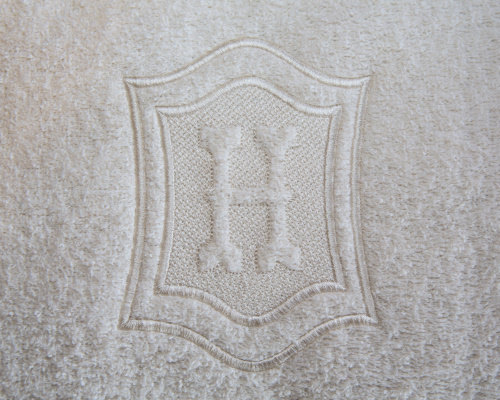 Embossed Machine Embroidery Monogram Designs