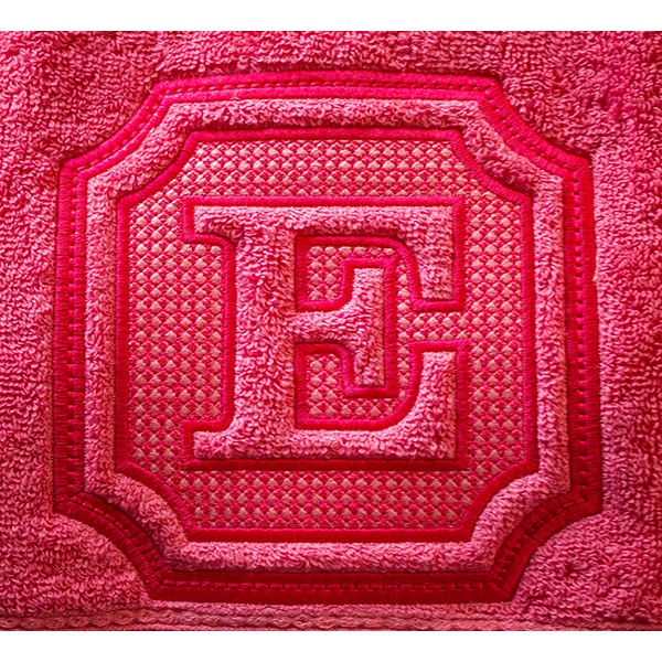 Embossed Monogram Embroidery Designs