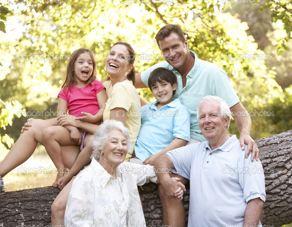 Extended Family with Grandparents