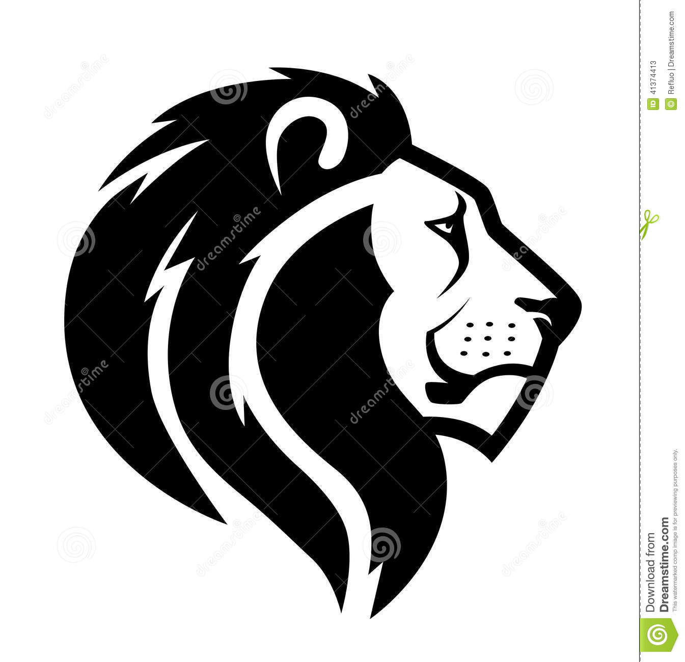 Face Lion Head Symbol