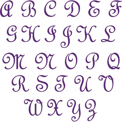 Fancy Fonts Alphabet Letters