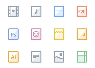File Format Windows 10 Icons