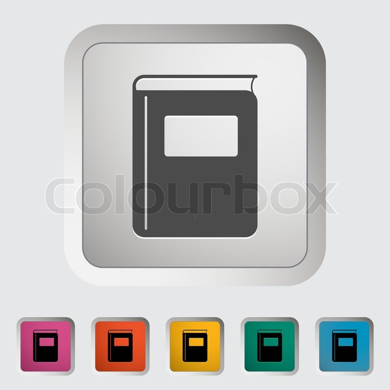 Flat Book Icon