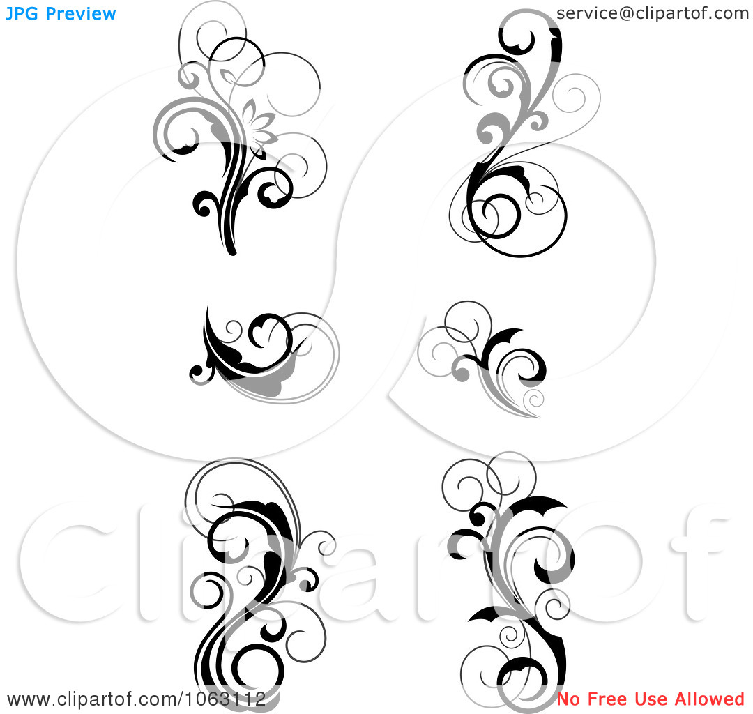 Flourish Scroll Vector Free