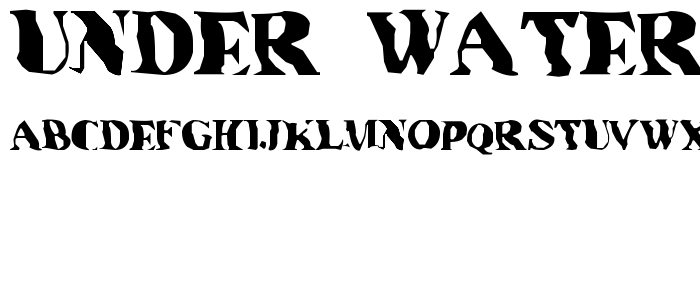 Fonts That Look Like Water Fonts That Look Like Water