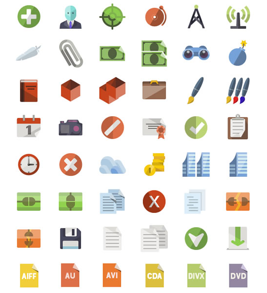 Free Flat Icon Set