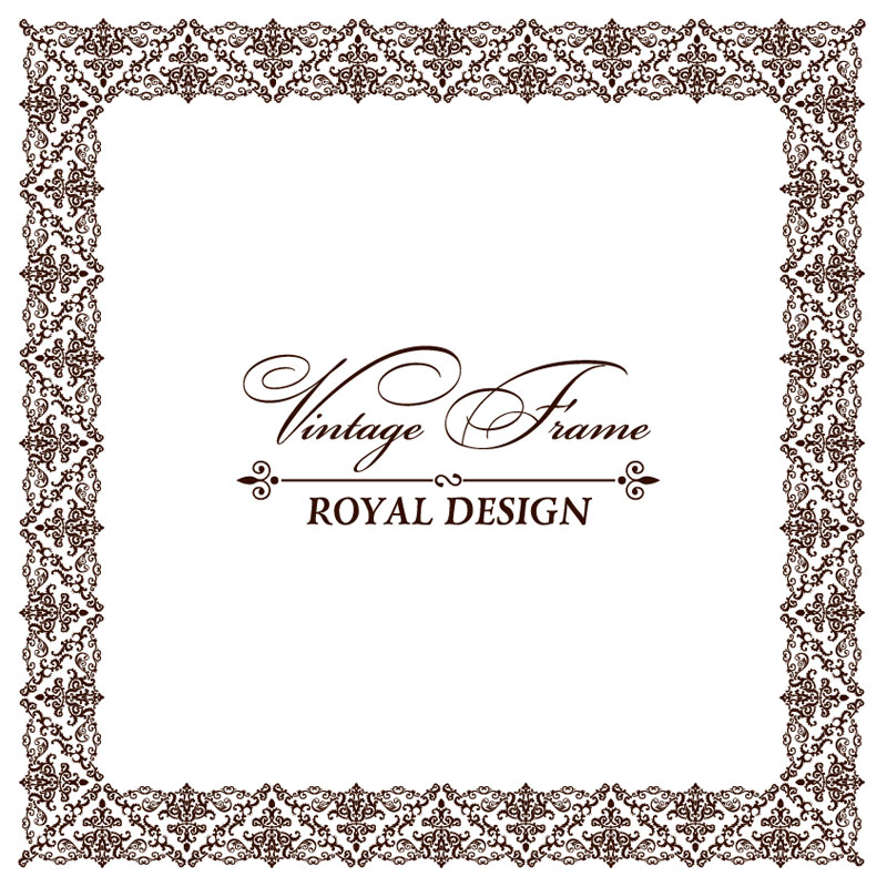 Free Ornate Vintage Frame Vector