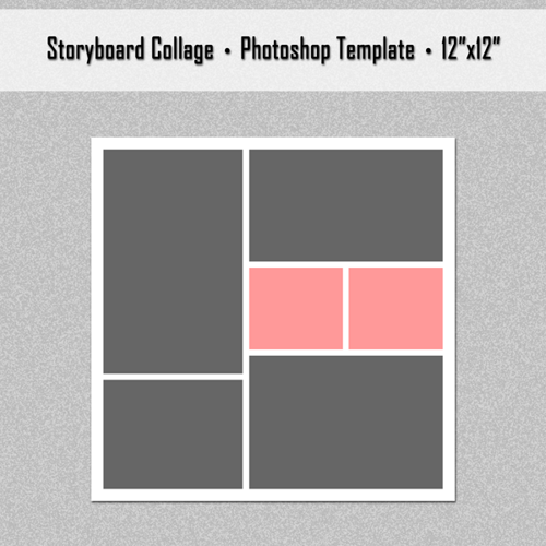 Free Photoshop Storyboard Collage Template