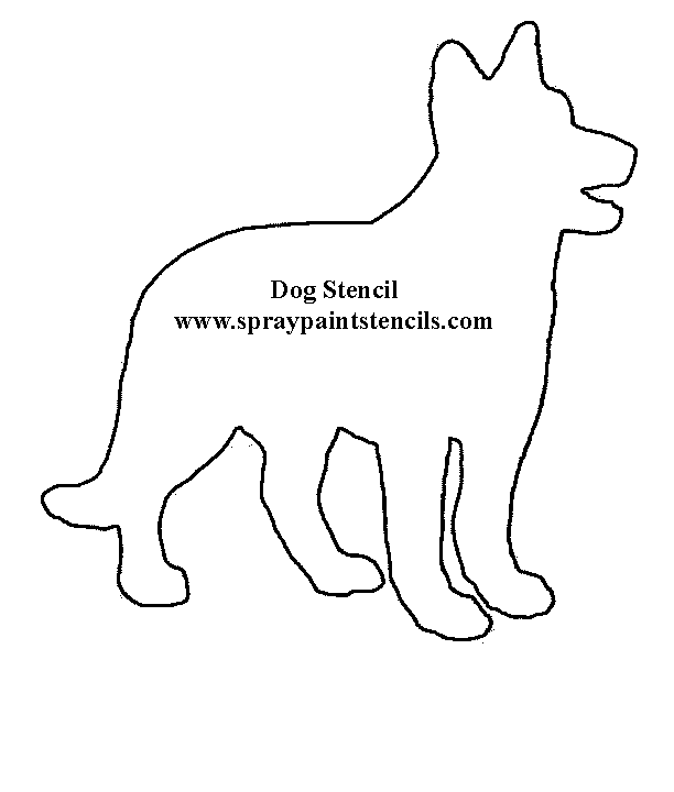 Free Printable Dog Stencils Free Printable Dog Stencils
