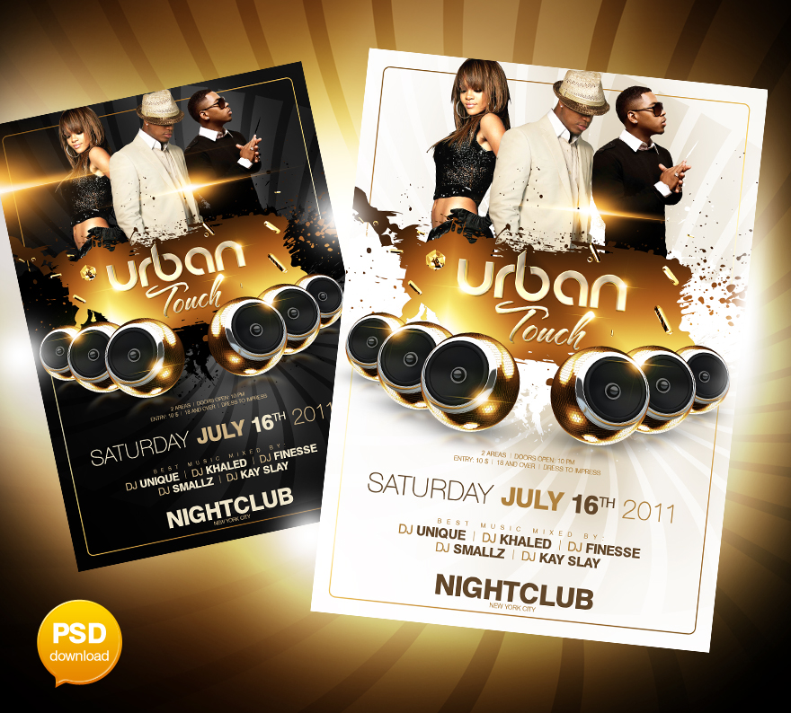 Free Psd Party Flyer Template