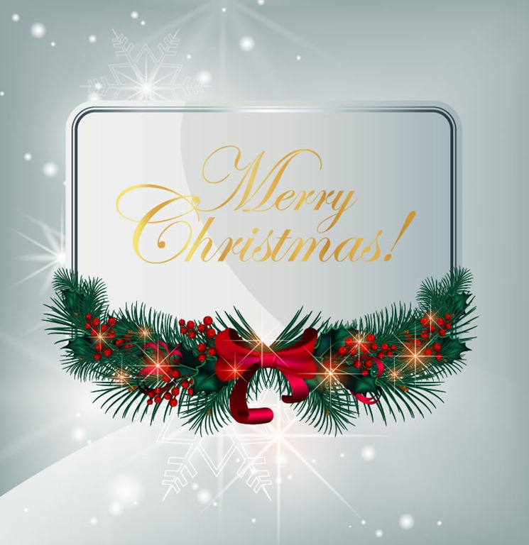 Free Vector Christmas Greeting Cards