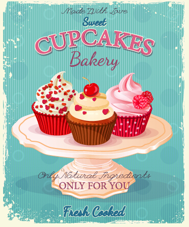 Free Vector Cupcakes