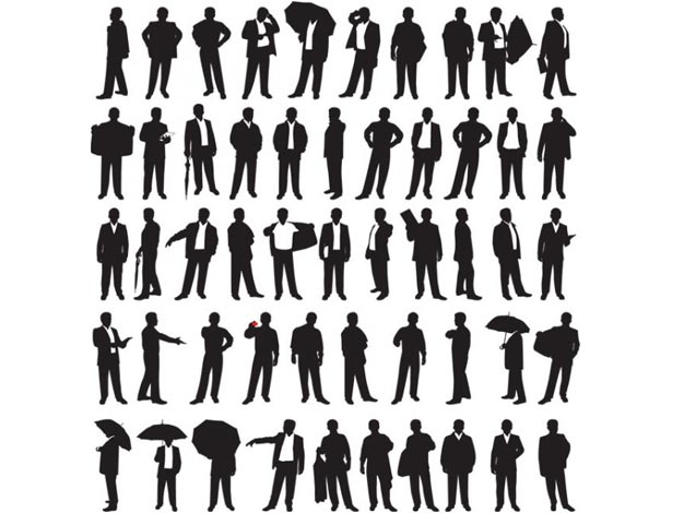 Free Vector Silhouettes Business