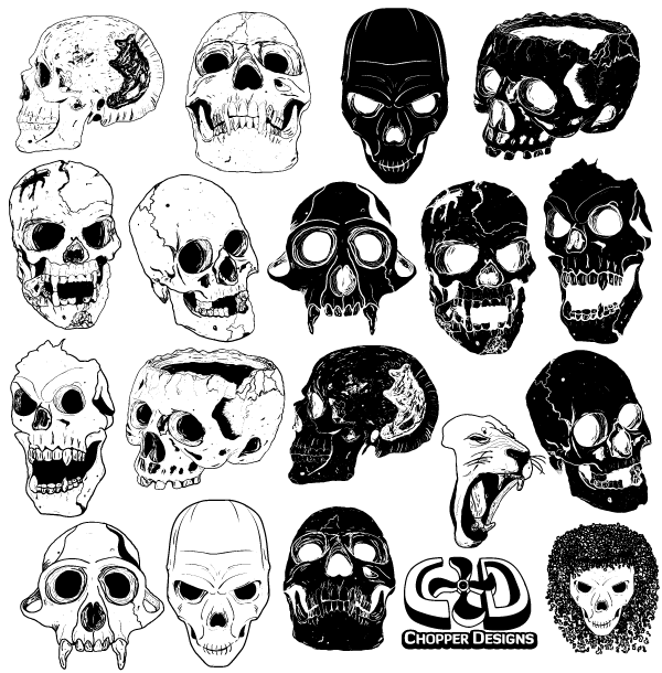 Free Vector Skull Graphics