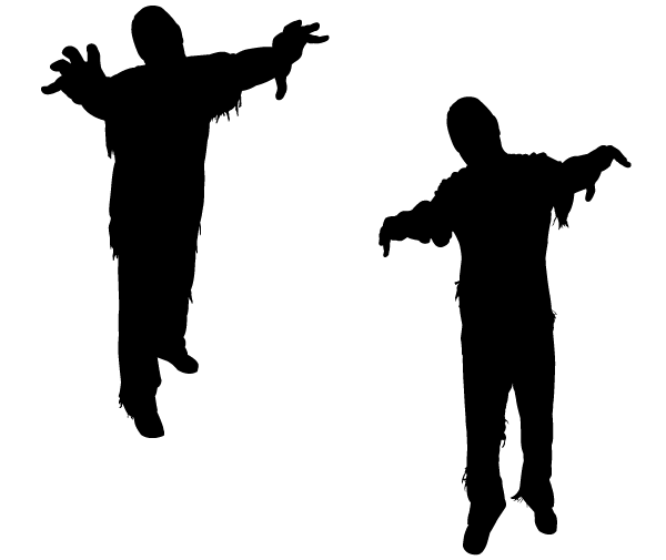 Free Zombie Silhouette Free Zombie Silhouette