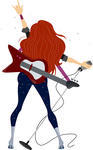 Girl Rock Star Clip Art