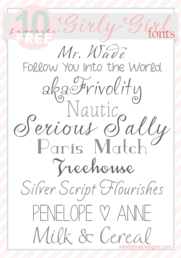 Girly Fonts Free Download