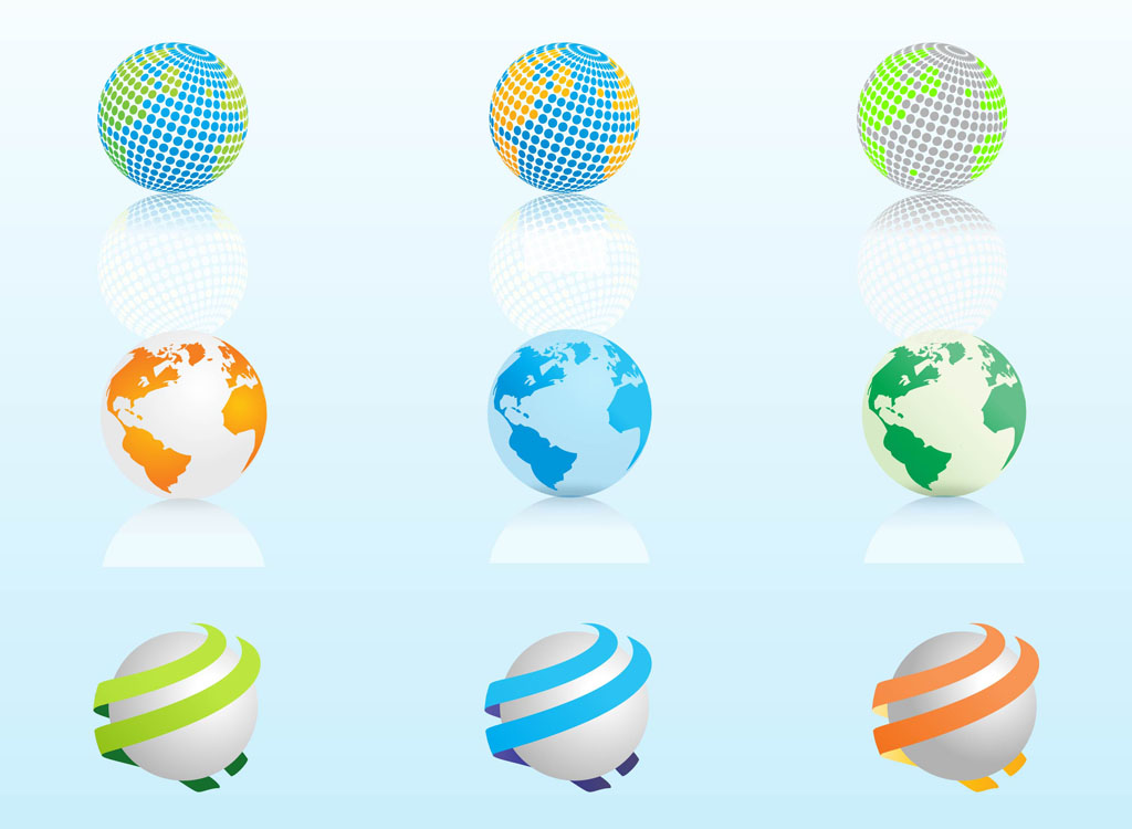 Globe Vector Graphics