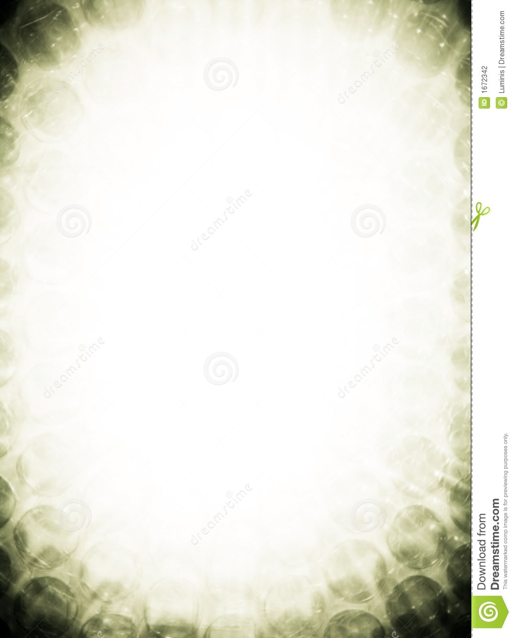 Green Abstract Border