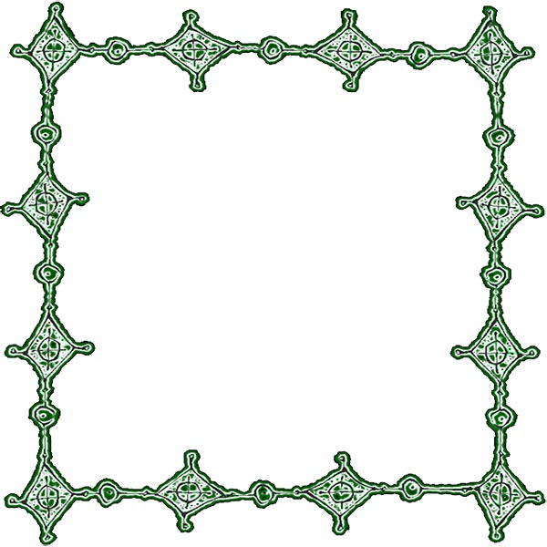 Green Borders and Frames Clip Art