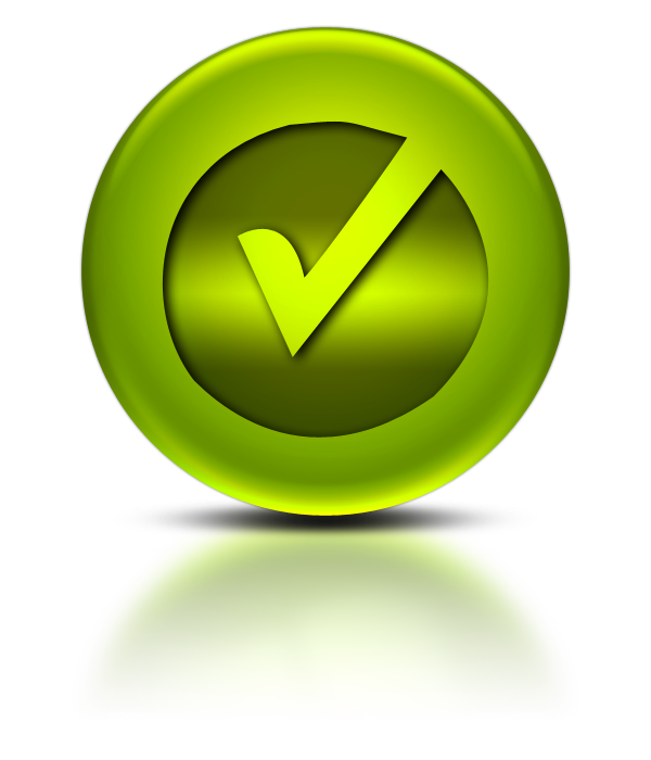 Green Circle Check Mark Icon