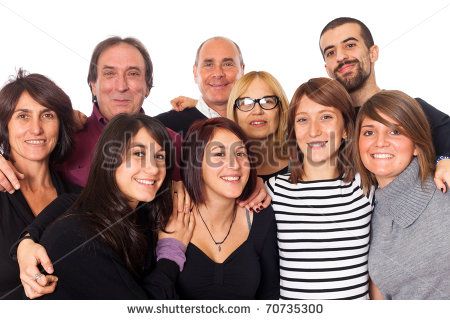 Groups of People Caucasian