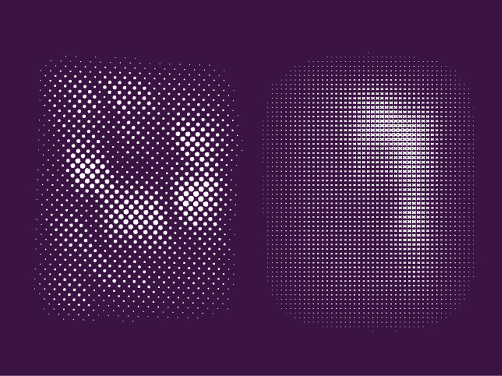 Halftone Vector Texture