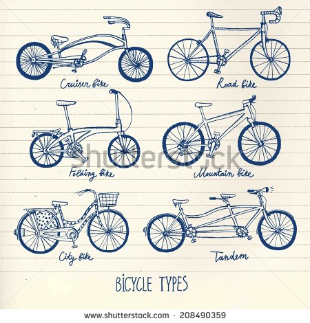 Hand Drawn Bicycle Hand Drawn Bicycle