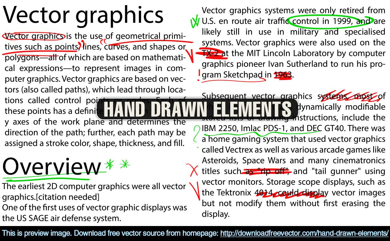 Hand Drawn Elements