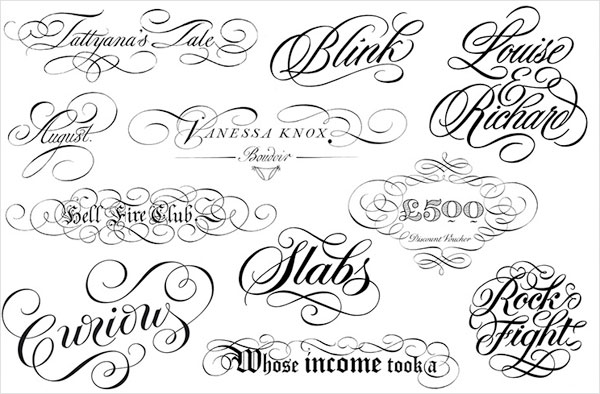 Hand Lettering Letters