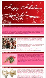 Happy Holidays Newsletter Template