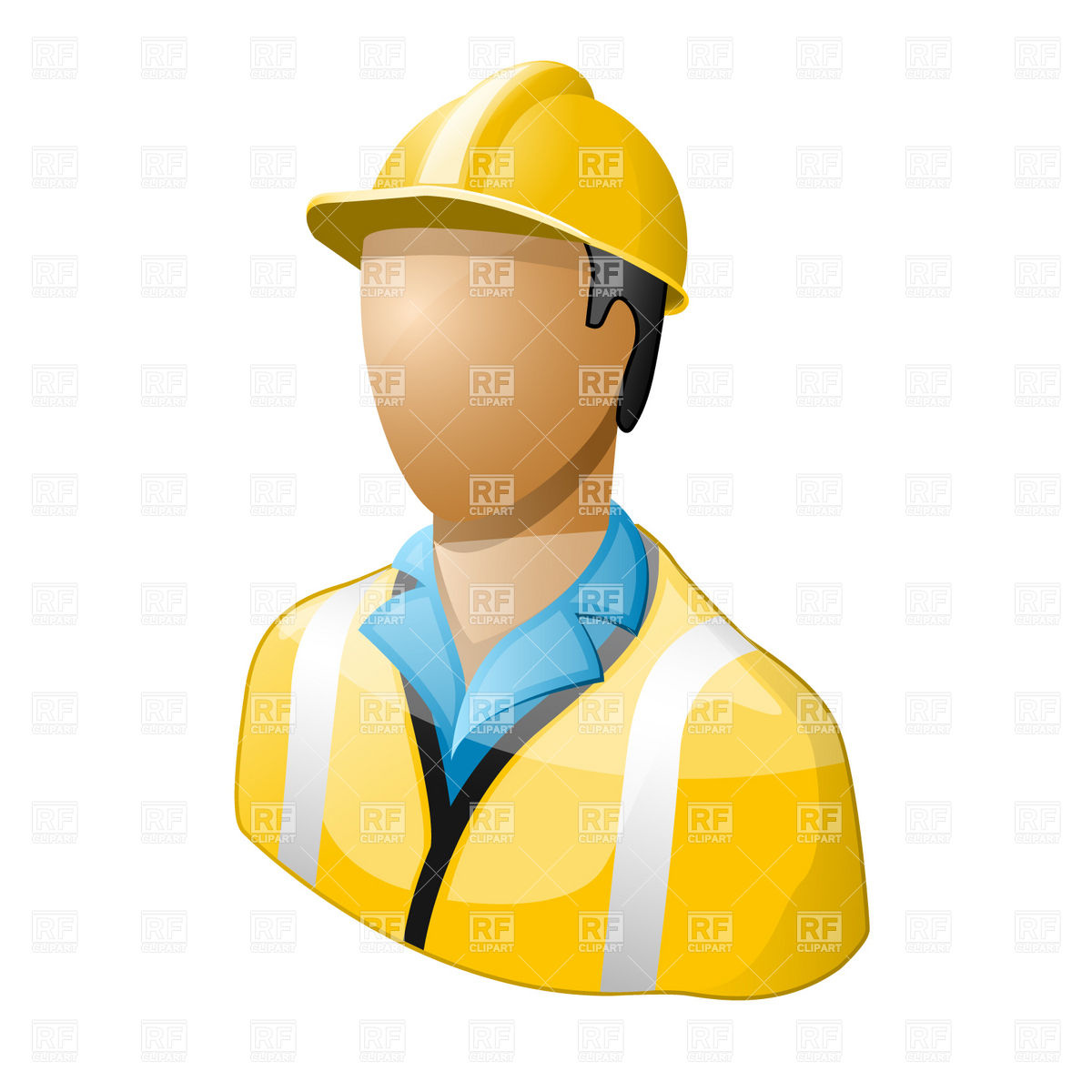 Hard Hat Worker Clip Art