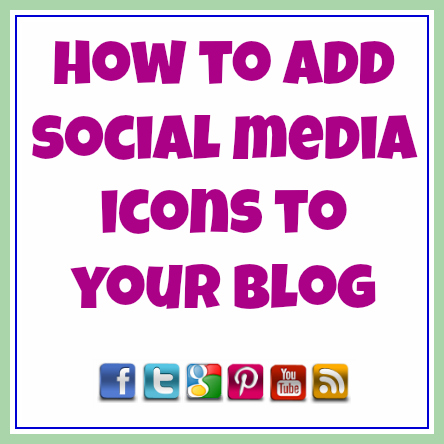 How to Add Social Media Icons