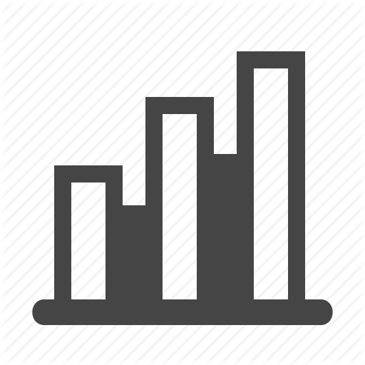 Icon Bar Chart Analysis