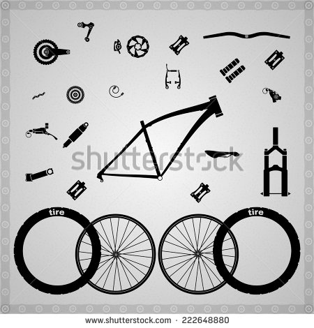 Illustrations of Different Types of Bicycles