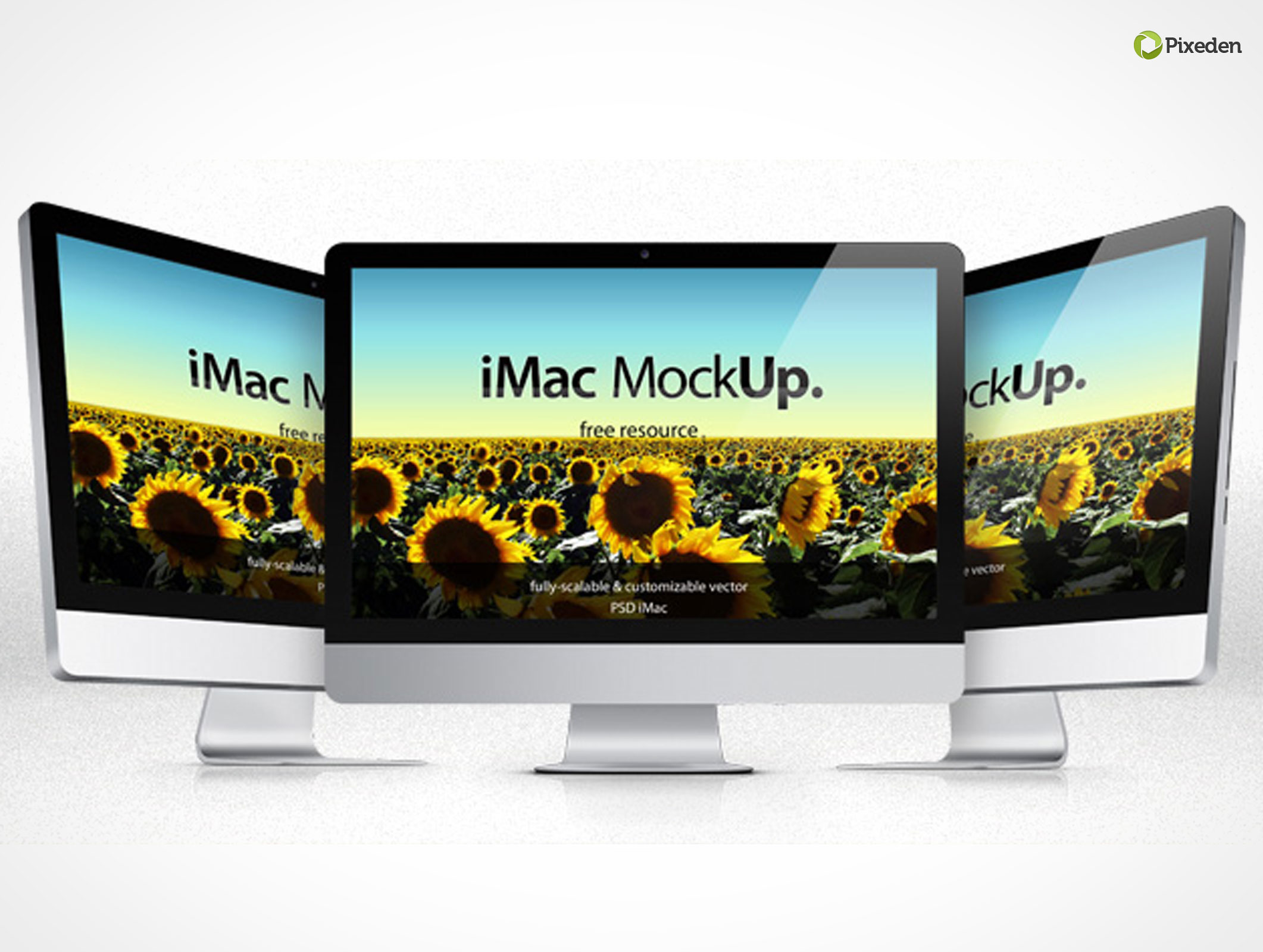 iMac Mockup PSD Template